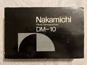 Dm-10 Nakamichi Head Demagnetizer With Original Box