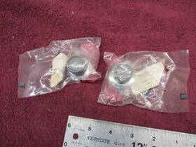 Hrs-3 National 2 Vintage Nos Nc Gray Ham Radio Control Knobs 0-10 Numbered