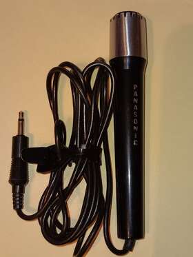 Wm-2201p National Microphone Retro Vintage Panasonic Japan Made Mic