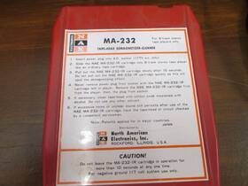 Ma-232 North American Electronics Nae 8-track Cartridge Magnetic Tape Head Demagnetizer Tested Working
