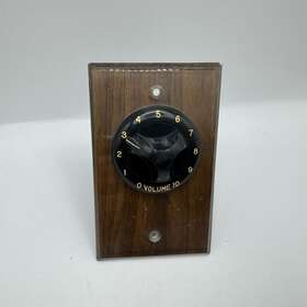 At-50h Ohm Vintage Audio Volume Control Knob Wall Plate Violet L-8