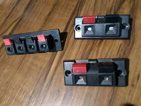 Ra-720 Olson Vintage Stereo Receiver Speaker Terminals A 4 And 2 Double