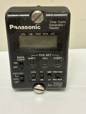 Ag-f745 Panasonic Time Code Generator Reader In Great Working Condition
