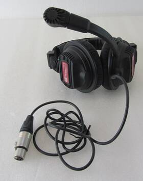Dmh220 Pi Production Intercom 4 Pin Female Xlr Input Mic Audio Headset Red Badge