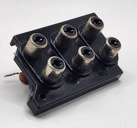 Akb-033 Pioneer 6 Rca Input Panel Oem Parts For Repair Fast Shipping