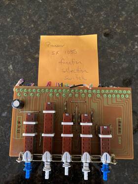 Aws-094 Pioneer Part# Sx- Series Receiver Function Switch Board With Switches