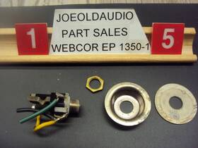 Axb-004 Pioneer Webcor 1350-1 President Gold Speaker Output Jack Left 0r Right. Tested