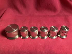Xs-424 Pioneer Knobs Set Complete 6 Nice