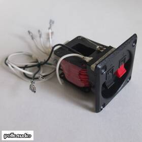 Be0036-a Polk Audio Cs100 Center Channel Speaker Two-way Three-driver Crossover 1993