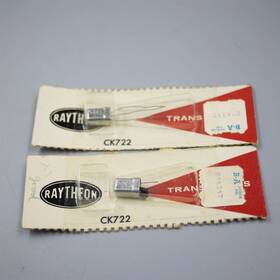 Ck722 Raytheon 2x Germanium Pnp Transistor In Original Packaging From 1960