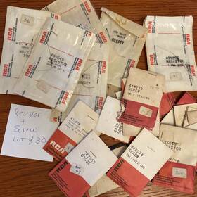 435064 Rca Nos Electronic Parts Lot Of 30 Vintage Resistor Self Sealing Screw