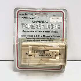 44-216b Realistic Radio Shack Universal Tape Splicer Cassette 8 Track Reel