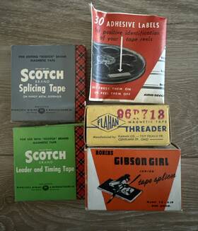 Ts-4jr Robins Vintage Gibson Girl Junior Tape Splicer Model Plus Extras