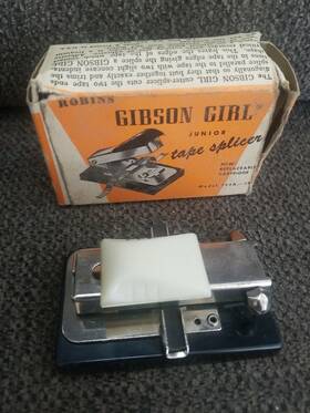 Ts4a-4jr Robins Gibson Girl Junior Tape Splicer Model With Box 1/1 On Ebay