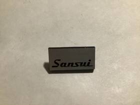 7070-9090db Sansui Faceplate Badge See Pics..will Fit Others..universal Part