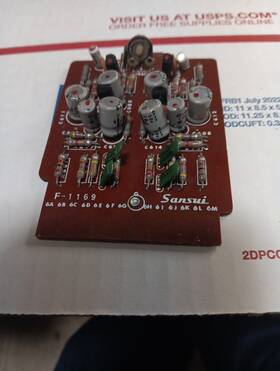 F-1169 Sansui Model 4000 Receiver Eq/phono Board Tested. Working
