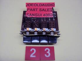 F-1178 Sansui Model 4000 Receiver Switch Board Complete. Tested Parting Out