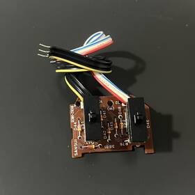 Gcmk-29ehb Sansui F3881 D44 Switch Block With Two Black Slide Switches Board Oem Part