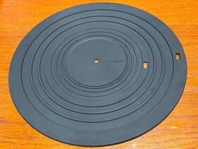 Shob5 Sansui Technics Turntable Parts - Rubber Mat 11-5/16 Inch 7-1/2 Ounces