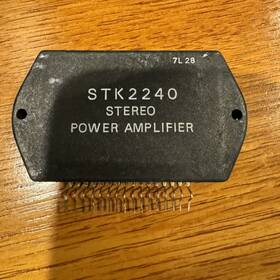 Stk2240 Sanyo Stereo Power Ampifier Ic - Pulled Out Of A Working Unit