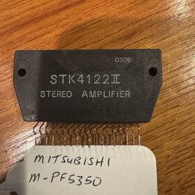 Stk4122ii Sanyo Original Audio Output Ic Removed From A Working Mitsubishi M-pf5350