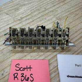 R36s Scott R 36 S As Receiver Parts - Switch Bank Functions Sound Controls