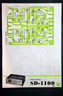 Sd-1100 Pioneer Original Schematic For Printed