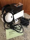 Se-20a Panasonic Vintage Headphones White Bubble Head Dj Boombox Mid Century