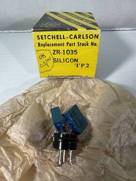 Zr-1035 Setchell Carlson Vintage Setchell-carlson Silicon Tp2 With Original Box Nos