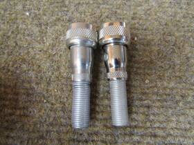 2501f Shure Pair Mic Or Test Lead Connectors Used/cleaned