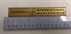 Sk28b Motorola Stereo Console Badge Nameplate Emblem Stereophonic High Fidelity