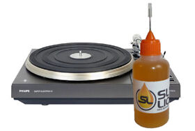 0008256 Slick Liquid Lube Bearings 100% Synthetic Oil For Philips Or Any Turntables