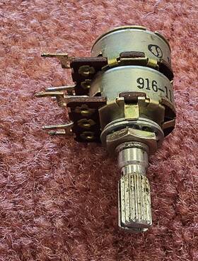 1-221-916-11 Sony Left And Right Tuner Level Volume Control With Mounting Nut