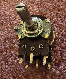 1-221-917-11 Sony Left And Right Treble Or Bass Level Control With Mounting Nut