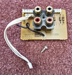 1-654-603-b Sony Input And Output Jack Pc Board Assembly With Mounting Screw
