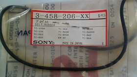 3-458-206-00 Sony Tape Counter Belt Oem Japan Vtg 1987 Rare Nos Rubber