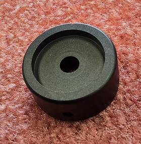 3-919-247-01 Sony Metal Left Outer Record Level Knob With Recessed Set Screw