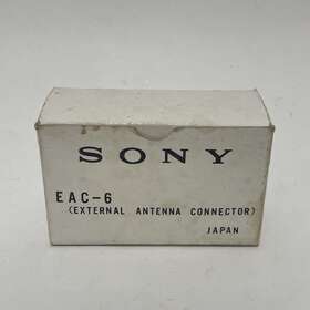 Eac-6 Sony Vintage External Antenna Connector - In Original Box Old Stock