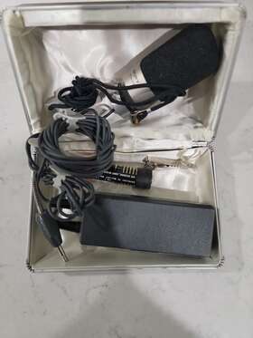 Ecm-15p Sony Electret Condenser Microphone Japan W. Case - With Original Box