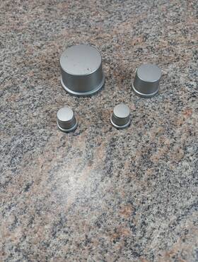 Str-de995 Sony Oem Replacement Silver Knobs For Controller Receiver