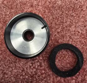 X-34370-36 Sony Left Channel Outer Volume Knob With Felt Back Washer