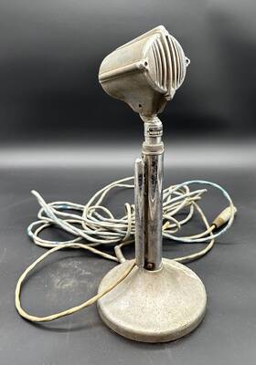 Md30-a Stromberg-carlson Vtg Microphone And Stand As Is Untested Needs Restoration