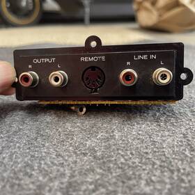 5327005500 Tascam 22-2 Rear I/o Panel And Board - Terminal Assembly