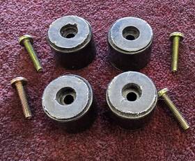 5504676000 Tascam Set Of 4 Bottom Feet With Mounting Bolts Free Shipping