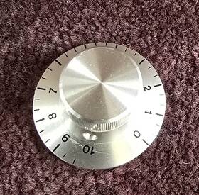 5801349300 Tascam Knob With Recessed Set Screw For Input Left/right Or Output