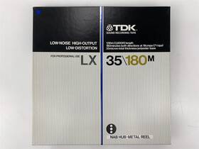 180m Tdk 35/180m Lx Reel To Audio Recording Tape 10.5 Inch Metal Nab Hub