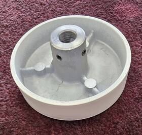 50173571 Teac A-6600 Reel To Brake Drum Assembly With 2 Recessed Set Screws