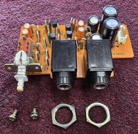 51684641 Teac 51674641 A-6600 Reel To Mic Amp Pc Board With Jacks And Switch