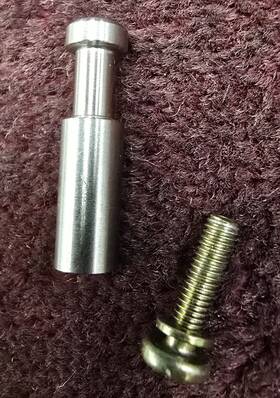 55446170 Teac A-6600 Reel To Right Pole Guide With Mounting Bolt