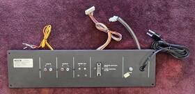 55521951 Teac A-6600 Reel To Rear Connection Panel With 4pin And 12pin Jacks